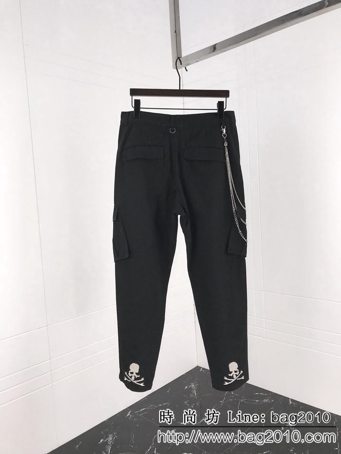 MMJMASTERMIND WORLD 2018FW 限量款 骷髏刺繡 工裝多袋褲 ydi1499